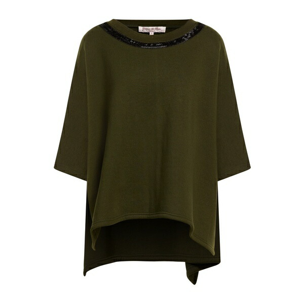 【貨物輸送無料】 コナー \u0026 ひと休み レディース パーカー・スウェットシャツ アウター Sweatshirts Green