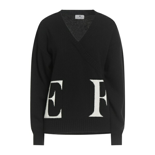 【送料無料】 エリザベスフランキ レディース ニット&セーター アウター Sweaters Black