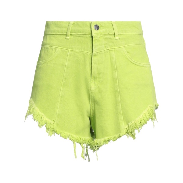 【送料無料】 ヒノミネイト レディース デニムパンツ ボトムス Denim shorts Green