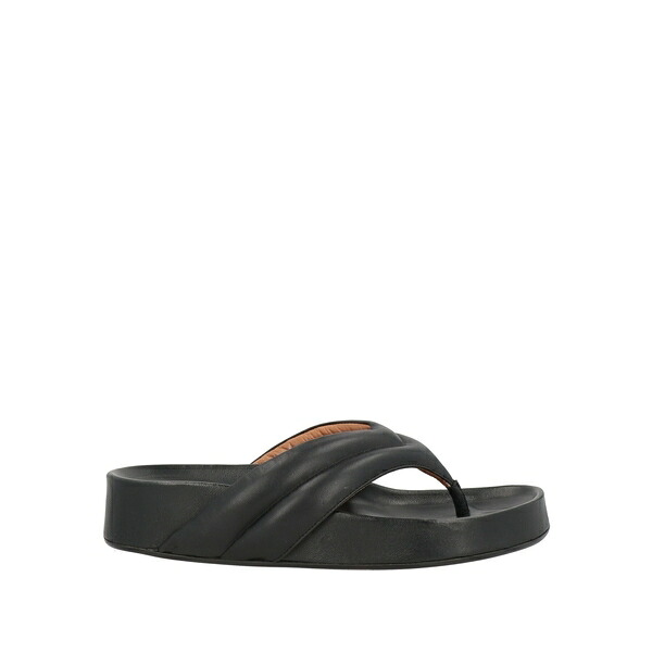 【送料無料】 エーティーピー アトリエ レディース サンダル シューズ Thong sandals Black