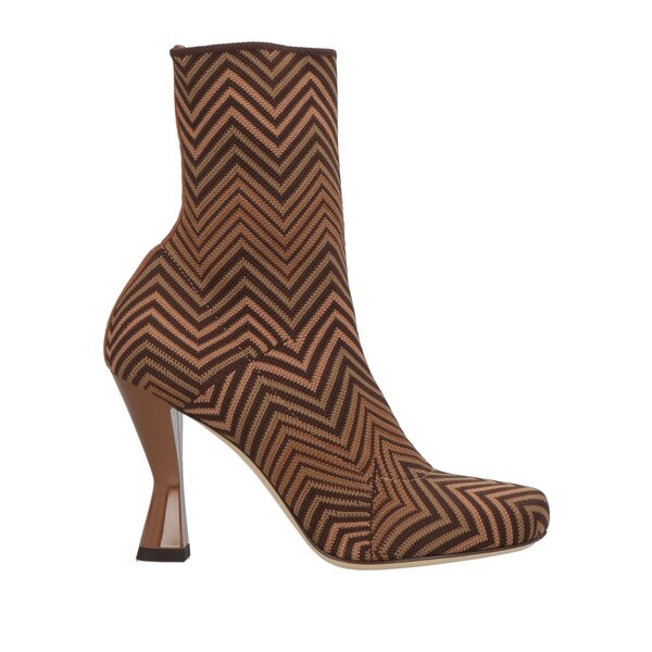 【送料無料】 ミッソーニ レディース ブーツ シューズ Ankle boots Brown｜asty