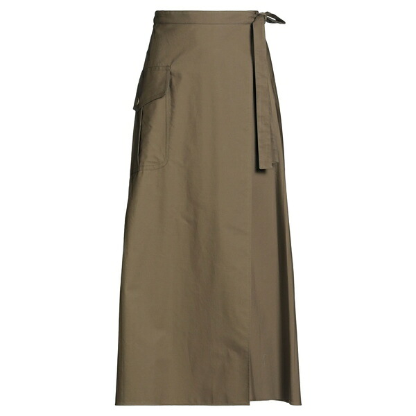【送料無料】 アスペジ レディース スカート ボトムス Midi skirts Green