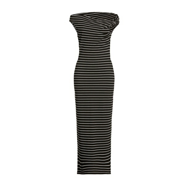 【送料無料】 エムエスジイエム レディース ワンピース トップス Maxi dresses Black