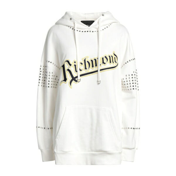 【送料無料】 ジョン リッチモンド レディース パーカー・スウェットシャツ アウター Sweatshirts White