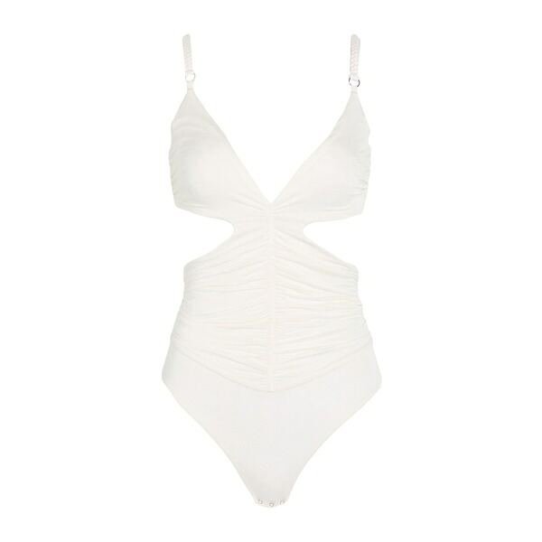 【送料無料】 エリザベスフランキ レディース Tシャツ トップス Bodysuits White｜asty