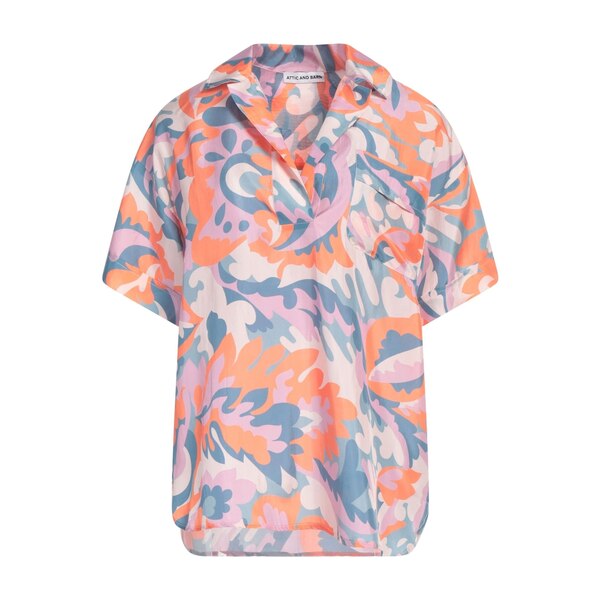 【送料無料】 アティックアンドバーン レディース Tシャツ トップス Tops Azure