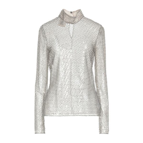 【送料無料】 セミクチュール レディース Tシャツ トップス Tops Silver｜asty