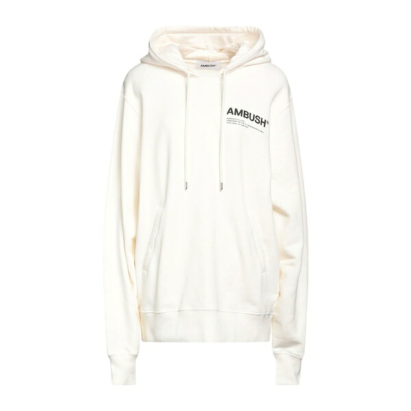 【送料無料】 アンブッシュ レディース パーカー・スウェットシャツ アウター Sweatshirts White