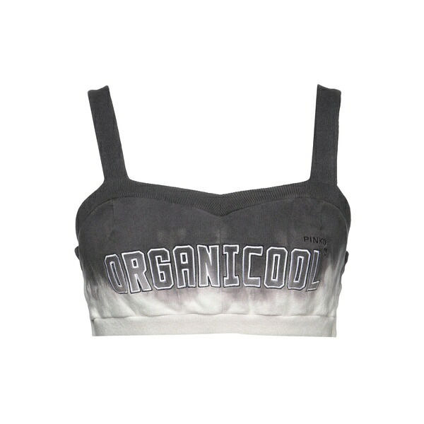 【送料無料】 ピンコ レディース Tシャツ トップス Tops Grey