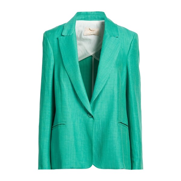 【貨物輸送無料】 騒々しい混乱 レディース 上衣＆上衣 アウター Blazers Green