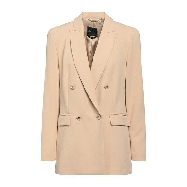 【送料無料】 ブルマリン レディース ジャケット＆ブルゾン アウター Blazers Beige