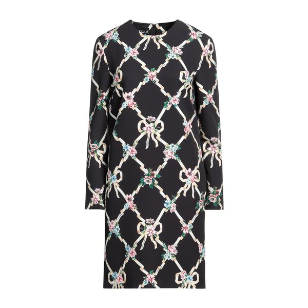 【送料無料】 モスキーノ レディース ワンピース トップス Mini dresses Black