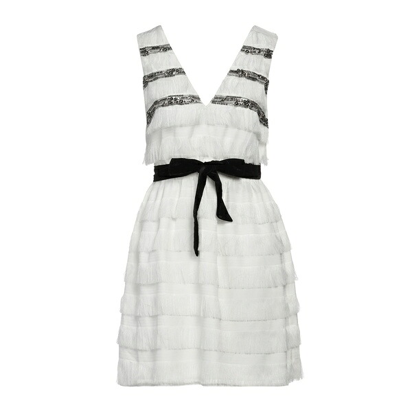 【送料無料】 ピンコ レディース ワンピース トップス Midi dresses White