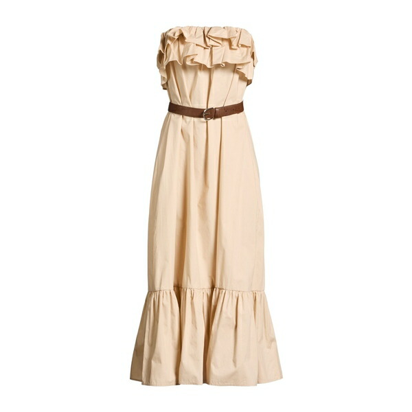 【送料無料】 ヴィコロ レディース ワンピース トップス Midi dresses Beige