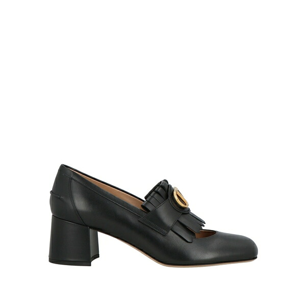 【貨物輸送無料】 ヴァレンティノ ガラヴァーニ レディース スリッポン・ローファー シューズ Loafers Black