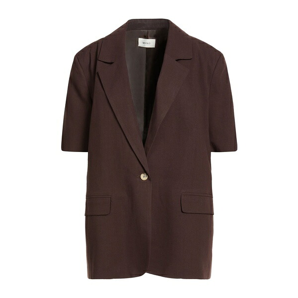 【送料無料】 ヴィコロ レディース ジャケット＆ブルゾン アウター Blazers Brown
