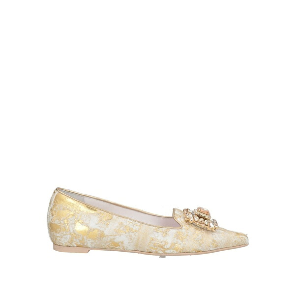 【送料無料】 ラス レディース スリッポン・ローファー シューズ Loafers Gold