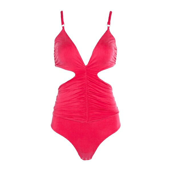 【送料無料】 エリザベスフランキ レディース Tシャツ トップス Bodysuits Pink｜asty