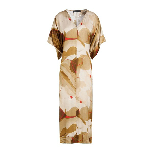 【送料無料】 カオス レディース ワンピース トップス Midi dresses Green