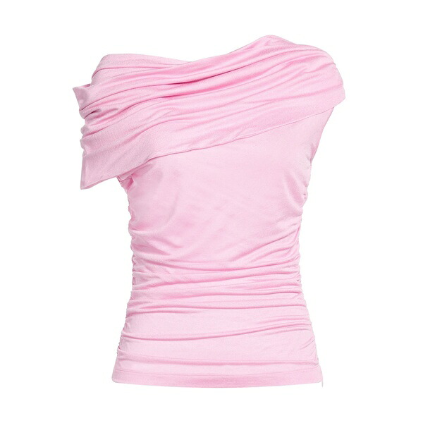 【送料無料】 ブルマリン レディース Tシャツ トップス Tops Pink|asty