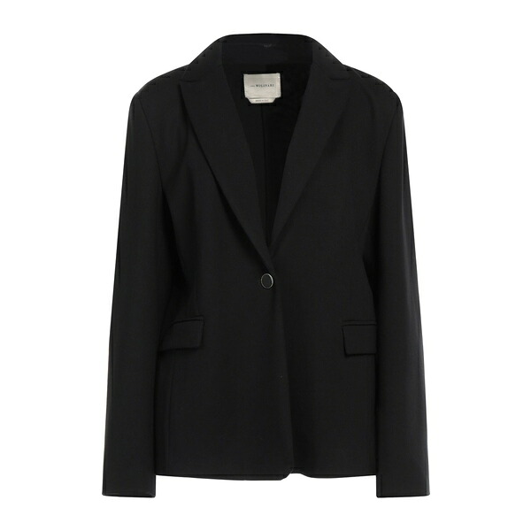 【送料無料】 ブルマリン レディース ジャケット＆ブルゾン アウター Blazers Black