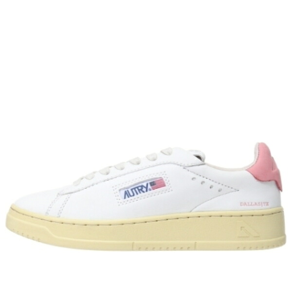 AUTRY オートリー レディース スニーカー  【(WMNS) Autry Dallas Low Nubuck Goatskin \u0027White Pink\u0027 ADLW-NG04】  大いさ US_8(25.0珊) 靴-レディース靴