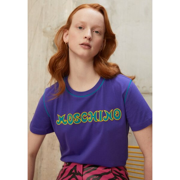 モスキーノ レディース Tシャツ Azure トップス T-shirt トップス
