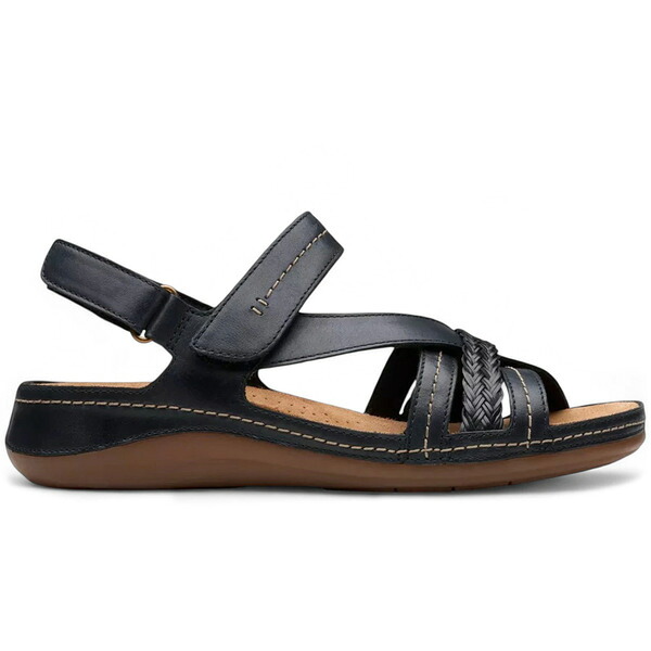 Clarks クラークス レディース スニーカー  【Clarks Cecily Strap Black Combination (Women)】  サイズ US_7.5(24.5cm) Black Combination
