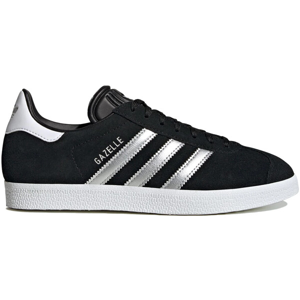 adidas アディダス レディース スニーカー  【adidas Gazelle Black Silver Metallic (Women\u0027s)】  大きさ US_9(26.0糎) Core Black/Silver Metallic/Cloud White