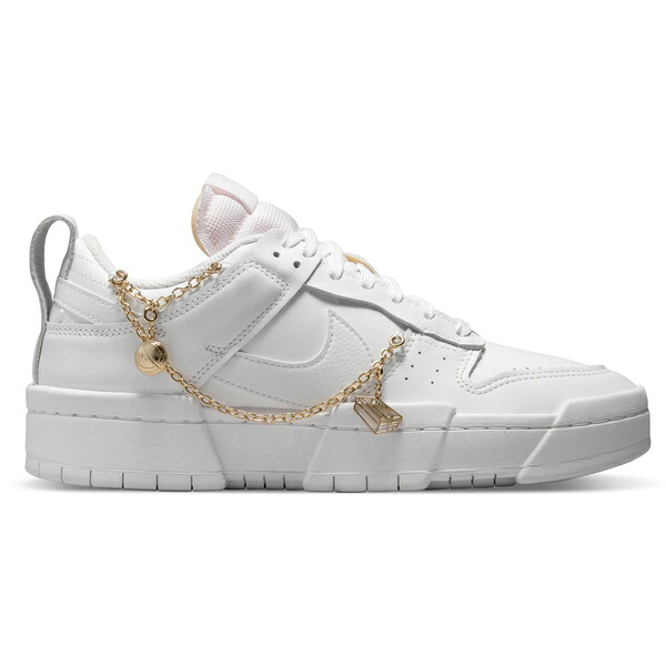 Nike ナイキ レディース スニーカー  【Nike Dunk Low Disrupt Lucky Charms White (Women)】  サイズ US_5(22.0cm) White/White/White/Metallic Gold