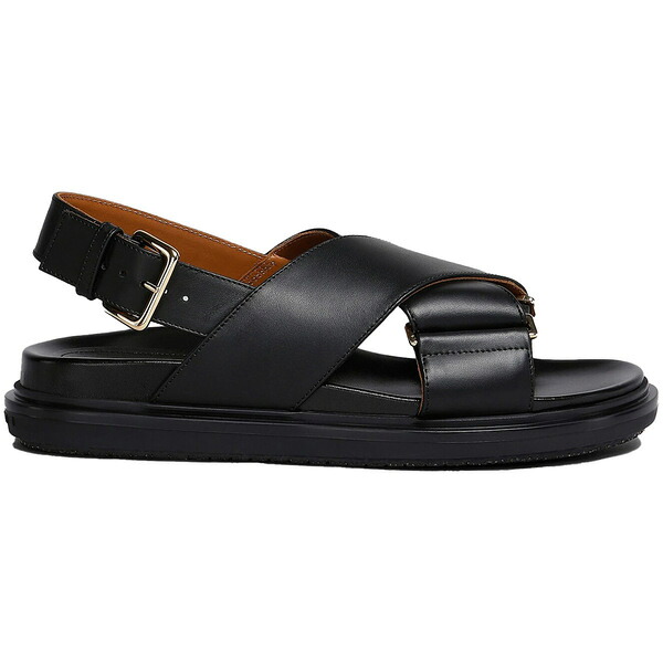 Marni マルニ レディース スニーカー  【Marni Fussbett Leather Black (Women)】  サイズ EU_38(24cm) Black