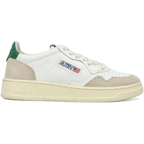 Autry オートリー レディース スニーカー  【Autry Medalist Leather Low White Amazon Beige (Women\u0027s)】  大いさ EU_36(22.5糎) White/Amazon/Beige レディース靴-靴