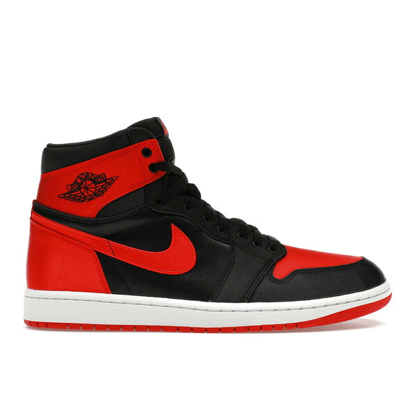 Jordan ジョーダン レディース スニーカー  【Jordan 1 Retro High OG Satin Bred (Women\u0027s)】  大きさ US_7(24.0糎) Black/University Red/White