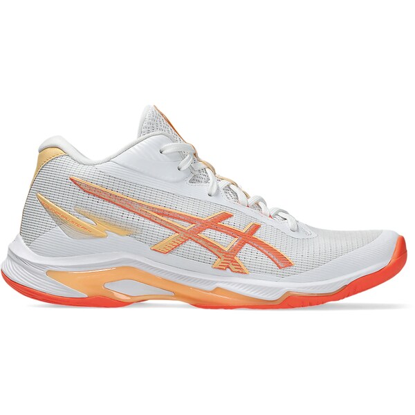 ASICS アシックス レディース スニーカー  【ASICS Netburner Ballistic FF MT 4 White Vivid Coral (Women)】  サイズ US_W_11.5 White/Vivid Coral