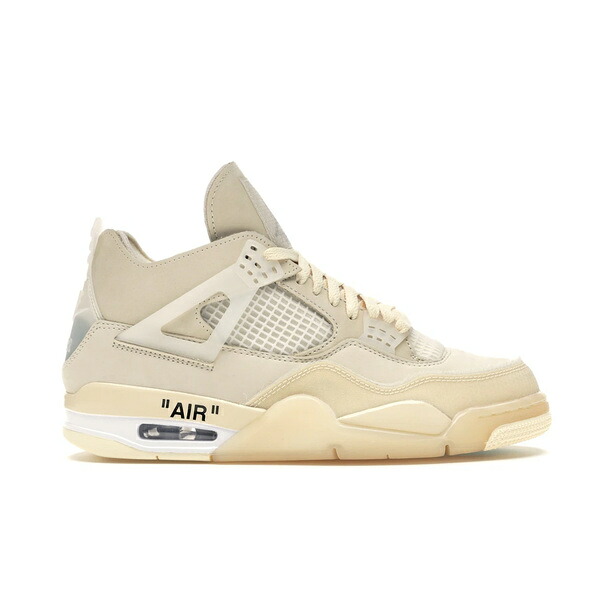 Jordan ジョーダン レディース スニーカー  【Jordan 4 Retro Off-White Sail (Women)】  サイズ US_6.5(23.5cm) Sail/Muslin-White-Black