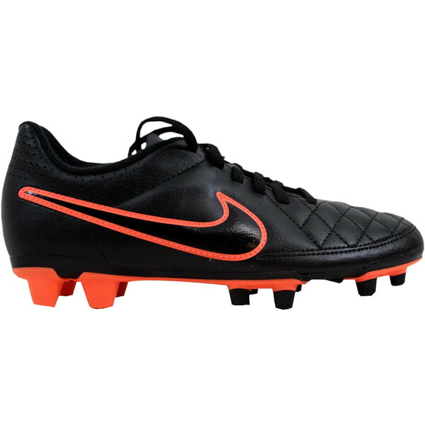 Nike ナイキ レディース スニーカー  【Nike Tiempo Rio II FG Black (Women)】  サイズ US_W_10 Black/Black-Action Red-Bright Mango