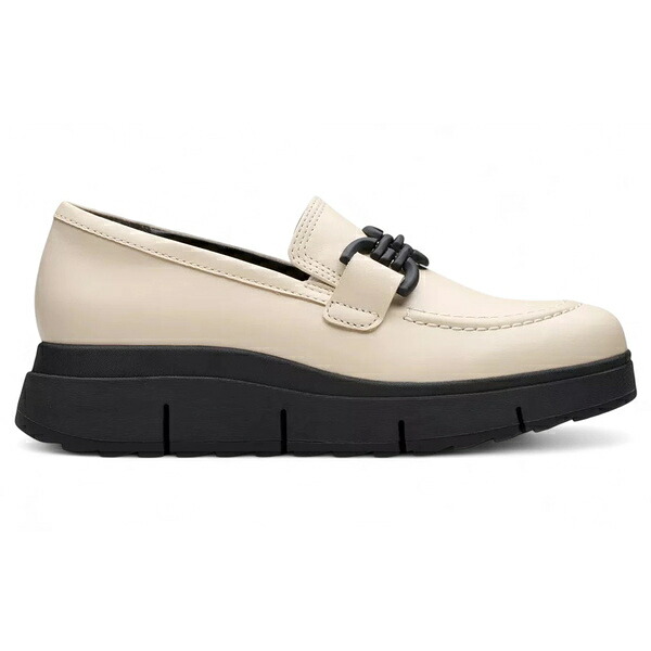 Clarks クラークス レディース スニーカー  【Clarks Loriini Izzy Cream Leather (Women)】  サイズ US_7.5(24.5cm) Cream Leather