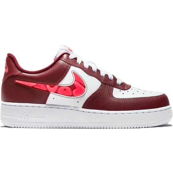 Nike ナイキ レディース スニーカー  【Nike Air Force 1 Low Love for All (Women\u0027s)】  大いさ US_7.5(24.5糎) White/Dark Red-Red レディース靴-スニーカー