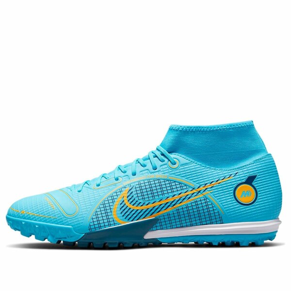 Nike ナイキ メンズ スニーカー 【Nike Mercurial Superfly 8 Academy TF 'Chlorine Blue' DJ2878-484】 サイズ US_6(24.0cm)｜asty