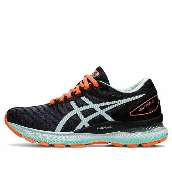 ASICS アシックス レディース スニーカー  【(WMNS) ASICS Gel-Nimbus 22 \u0027Black Bio Mint\u0027 1012A587-003】  大いさ US_W_10 スニーカー-靴-レディース靴