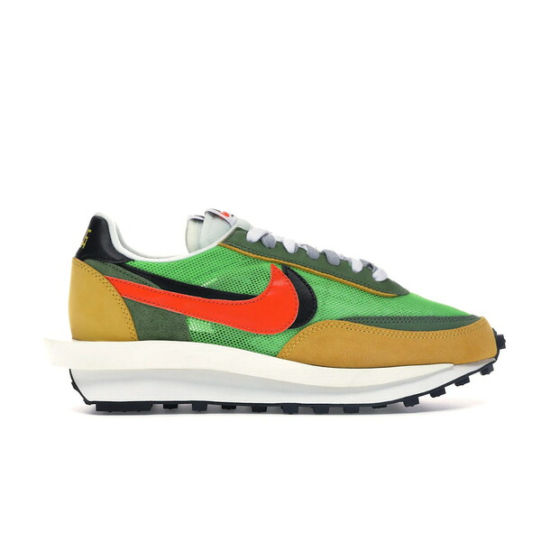 Nike ナイキ メンズ スニーカー 【Nike LD Waffle sacai Green Gusto】 サイズ US_9.5(27.5cm) Green Gusto/Black-Varsity Maize-Safety Orange