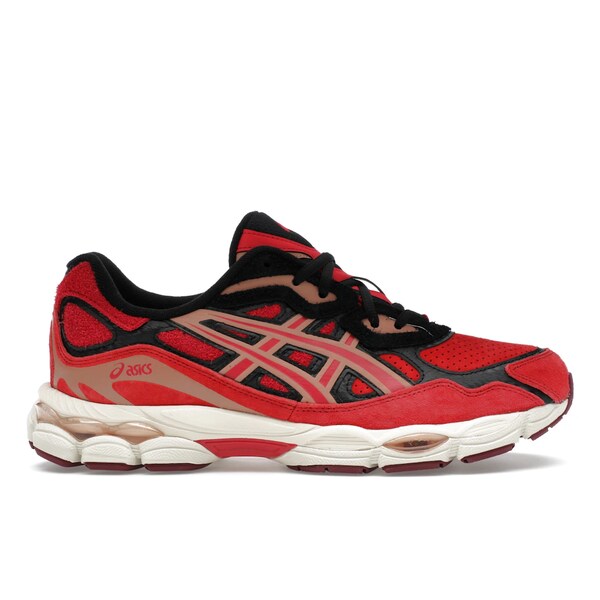 ASICS アシックス メンズ スニーカー 【ASICS Gel-NYC BLEACH Renji Abarai】 サイズ US_8(26.0cm) Red/Black/Cream画像