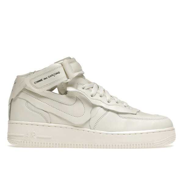 Nike ナイキ メンズ スニーカー 【Nike Air Force 1 Mid Comme des Garcons White】 サイズ US_8(26.0cm) White/White-BlackWhite｜asty
