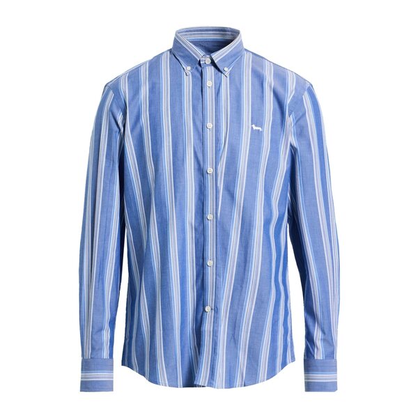 【送料無料】 ハーモント & ブレイン メンズ シャツ トップス Shirts Blue 27,216円