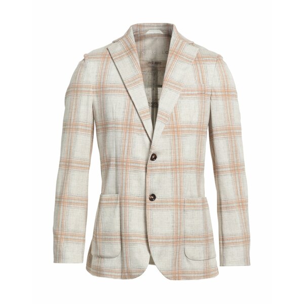 【送料無料】 チルコロ1901 メンズ ジャケット＆ブルゾン アウター Blazers Beige