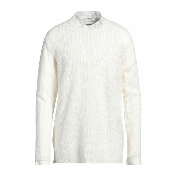 【送料無料】 ジル・サンダー メンズ ニット&セーター アウター Sweaters White｜asty