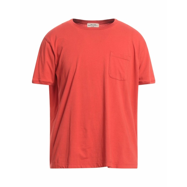 【送料無料】 ヘリテージ メンズ Tシャツ トップス T-shirts Red｜asty
