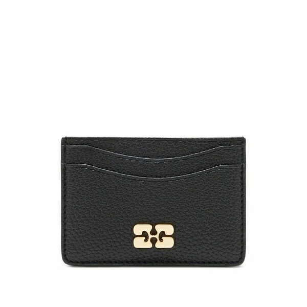 ガニー レディース 紙入れ 付属品 Bou logo card holder Black