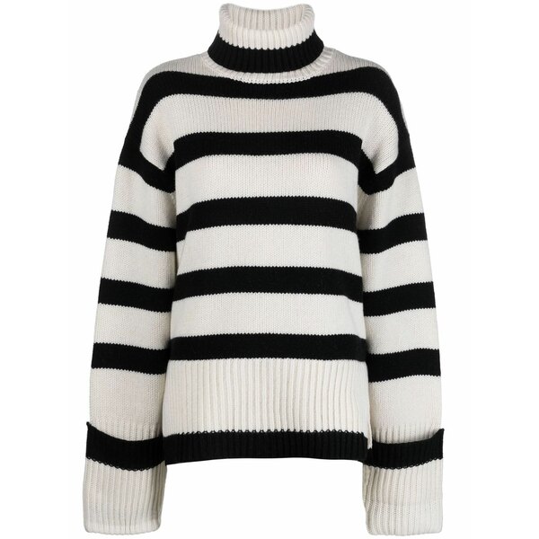 アクセルアリガト レディース ニット&セーター アウター Remain turtleneck sweater Black｜asty