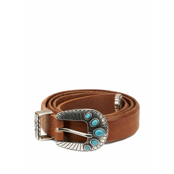 フォルテラ レディース ベルト アクセサリー Caldwell buckled belt Brown｜asty